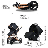 The 10-In-1 Baby Sleep-Easy Pram & Stroller